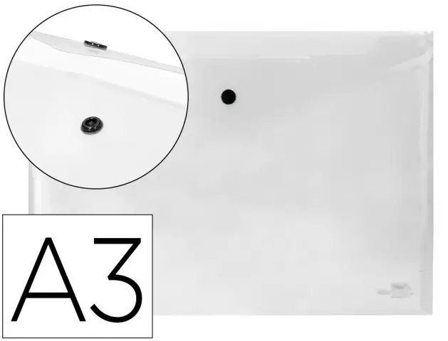 Imagen SOBRE PORTADOCUMENTOS A-3 TRANSPARE