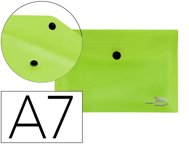 Imagen SOBRE BOLSA BROCHE A7 VERDE