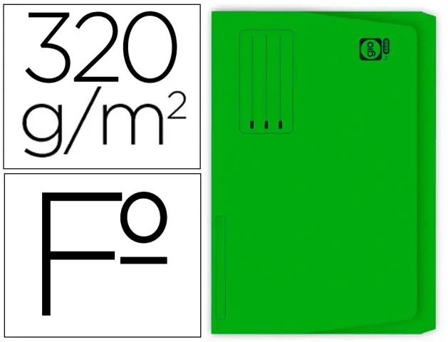 Imagen SUBCARPETA FOLIO BOLSA SOLAPA VERDE