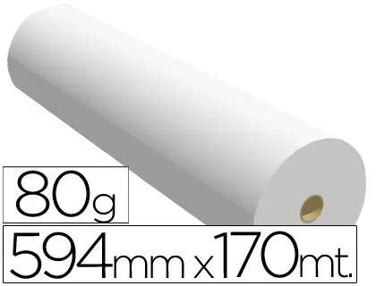 Imagen PAPEL REPROGR PLANOS80GR 594MMX170M