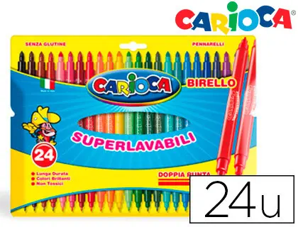 Imagen ROTULADOR CARIOCA BIRELLO C/24 UNID