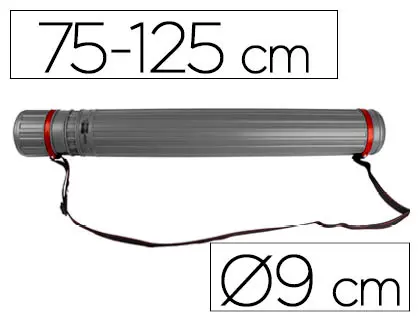 Imagen PORTAPLANOS PLASTICO EXTENSIBLE GRI