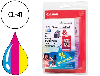 Imagen INK JET CANON N 41 COLOR