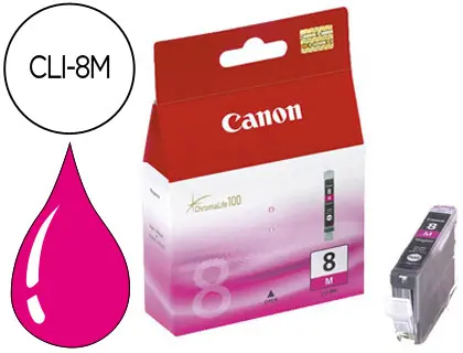 Imagen INK JET CANON 8 MAGENTA ORIGINAL