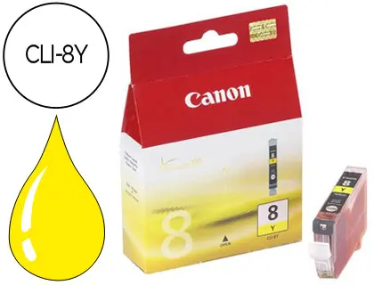 Imagen INK JET CANON 8 AMARILLO ORIGINAL