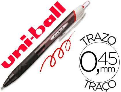 Imagen Boligrafo uni-ball jet stream sport sxn-150 tinta hibrida rojo