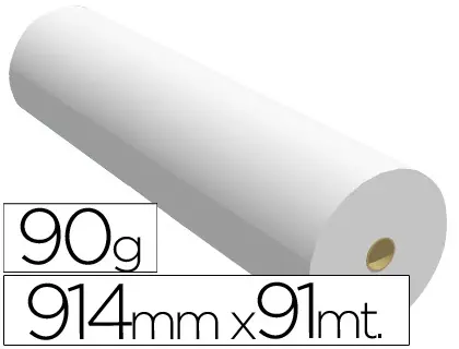 Imagen PAPEL REPROGRAFIA PLOTTER 90G 914X9