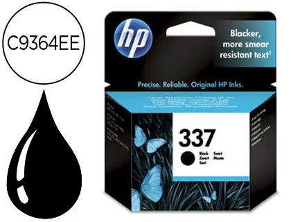 Imagen INK JET HP ORIGINAL N 337  NEGRO