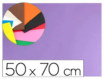 Imagen GOMA EVA LIDERPAPEL 50X70 1.5 MM LILA