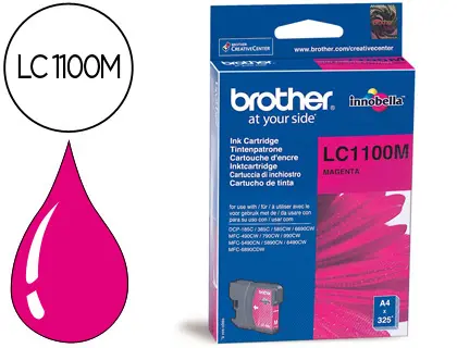 Imagen INK JET BROTHER ORIG LC1100 MAGENTA