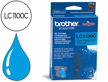 Imagen INK JET BROTHER ORIG LC 1100 CYAN