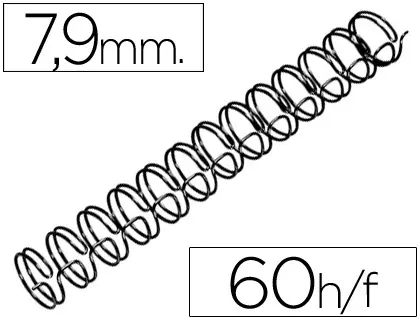 Imagen ESPIRAL WIRE  3:1 N 5 60HOJAS