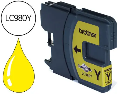 Imagen INK-JET BROTHER LC980 YELLOW ORIGIN