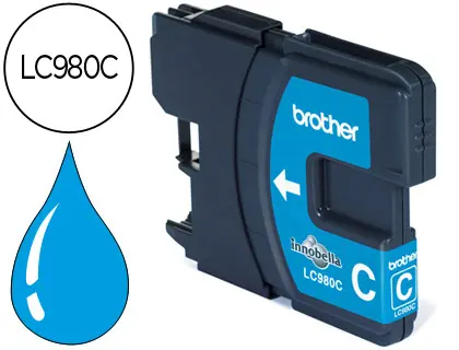 Imagen INK-JET BROTHER LC980 CYAN ORIGINAL