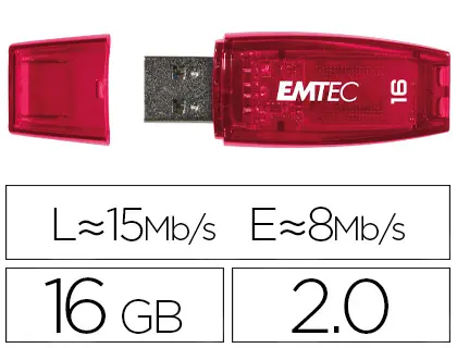 Imagen MEMORIA FLASH EMTEC 16 GB