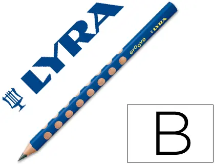 Imagen LAPICES LYRA GRAFITO GROOVE TRIANGULAR B 4.25MM