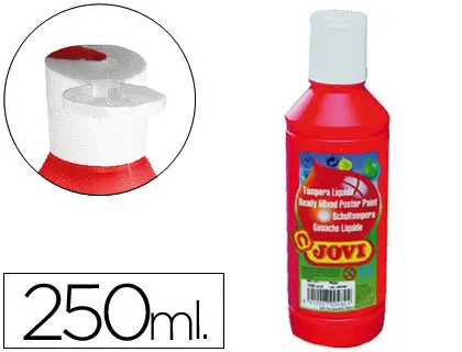 Imagen TEMPERA LIQUIDA JOVI 250ML ROJA