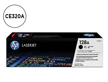 Imagen TONER HP LASERJET CE320A N�128 NEGRO -2000 PA
