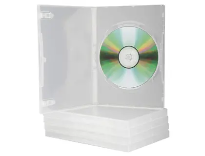 Imagen CAJA DVD Q-CONNECT TRANSP. PACK 5 UND