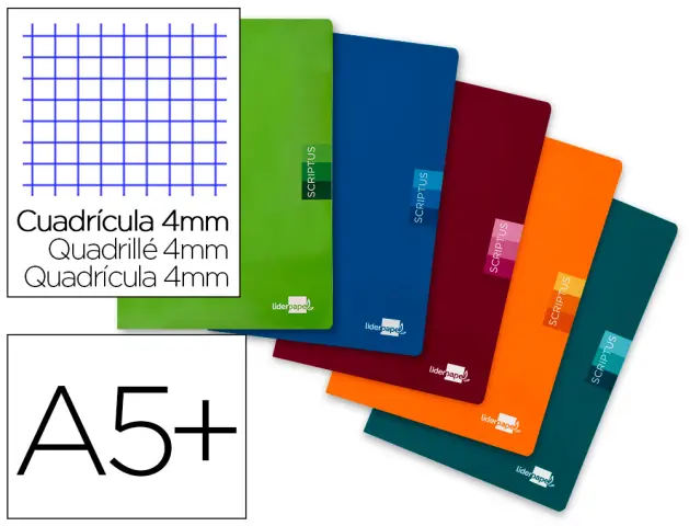 Imagen LIBRETA A5 4 MM COLORES SURTIDOS