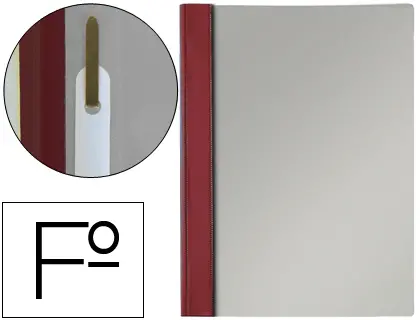 Imagen CARPETA DOSSIER FASTENER PVC ESSELTE F BURDEOS