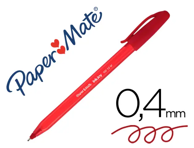 Imagen BOLIGRAFO PAPER MATE INKJOY 100 ROJO