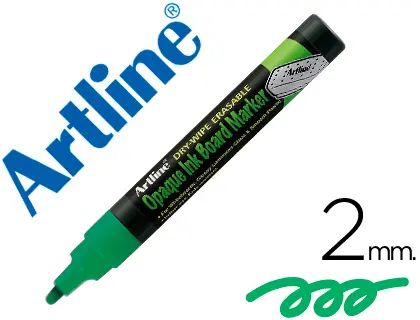 Imagen ROTULADOR ARTLINE PIZARRA VERDE/NEGRA COLOR VERDE