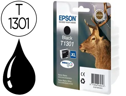 Imagen INK JET ORIGINAL EPSON T1301 NEGRO