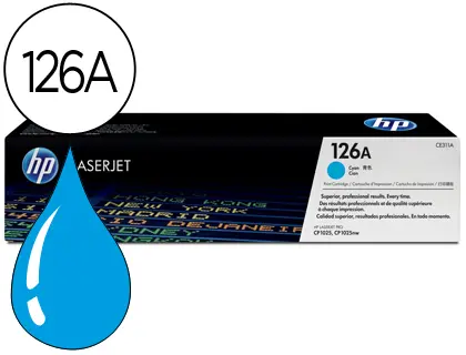 Imagen TONER ORIG. HP CE311A CYAN N126A