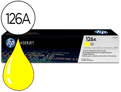 Imagen TONER ORIG. HP CE312A AMARILLO N 126A