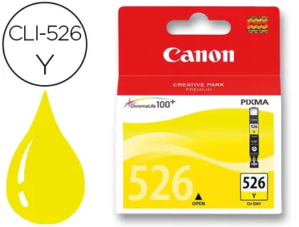 Imagen INK JET ORIG. CANON 526Y AMARILLO