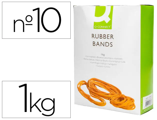 Imagen Gomillas elasticas  1000 gr numero 10 100 x 2 mm