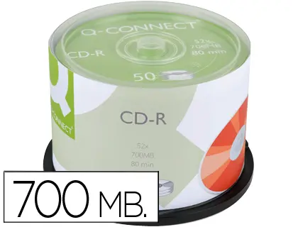 Imagen CD-R Q- CONNECT 50 UND.