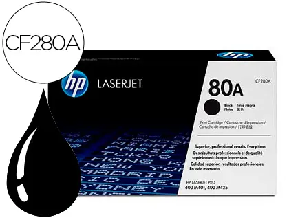 Imagen TONER ORIGINAL HP CF280A NEGRO