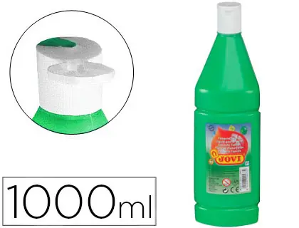 Imagen TEMPERA LIQUIDA JOVI ESCOLAR 1000 ML VERDE MEDIO