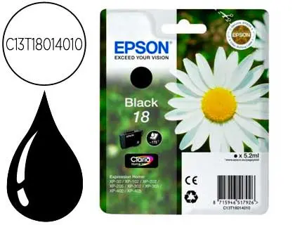 Imagen INK JET EPSON ORG. T-1801 BLAK