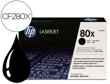 Imagen ONER HP LASERJET CF280X NEGRO 6900 PAG