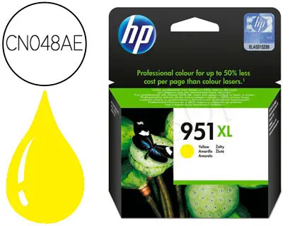 Imagen INK JET HP. ORIGINAL 951 XL YELLOW