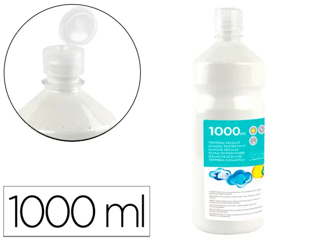 Imagen TEMPERA LIQUIDA LIDERPAPEL 1000 ML BLANCA