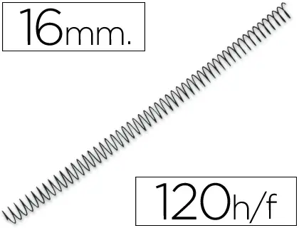 Imagen ESPIRAL METALICO 5:1 16 MM UNIDAD