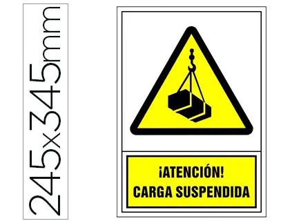 Imagen PICTOGRAMA SEAL DE ADVERTENCIA ATENCION CARGA SUS