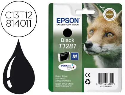 Imagen INK JET EPSON T1281 BK