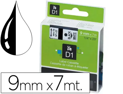 Imagen CYNTA DYMO 1000 9MM NEGRO-BLANCO D1