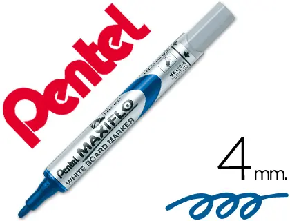 Imagen ROTULADOR MAXIFLO PENTEL PARA PIZARRA BLANCA COLOR AZUL