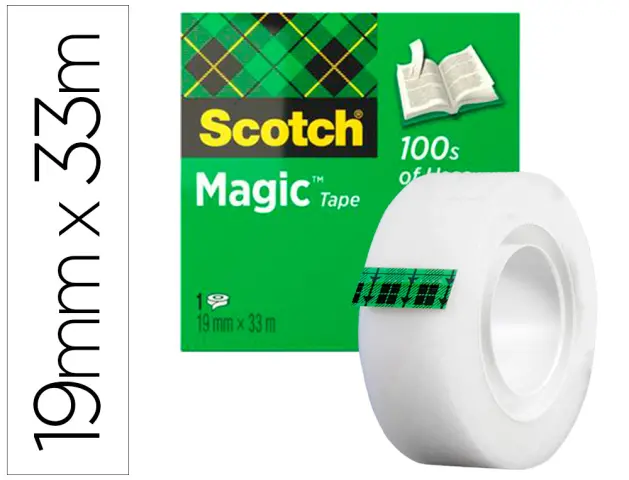 Imagen Cinta adhesiva scotch-magic 33 mt x 19 mm