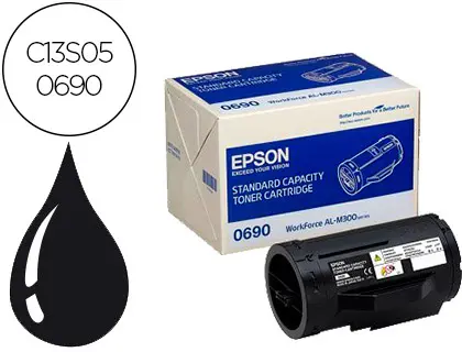 Imagen Toner epson 0690 workforce al-m300 / al-mx300 negro 2.700 pag