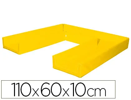Imagen Colchon de dormir sumo didactic plegable 110x60x10 cm amarillo