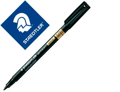Imagen Rotulador staedtler lumocolor retroproyeccion punta de fibra permanente special 319-9 negro punta media
