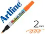 Imagen Rotulador artline glass marker especial cristal borrable en seco o humedo color naranja fluor 2