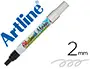 Imagen Rotulador artline glass marker especial cristal borrable en seco o humedo color blanco 2